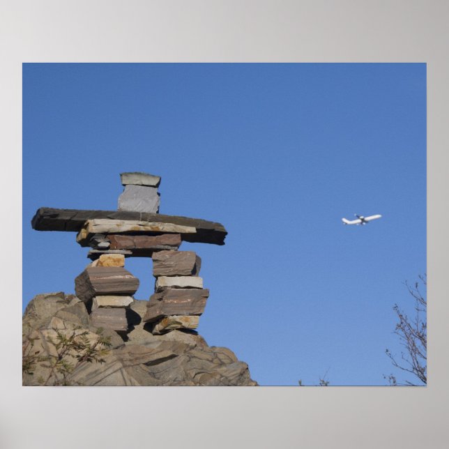 Canada, Newfoundland, St. John's. Inukshuk (to Poster (Front)