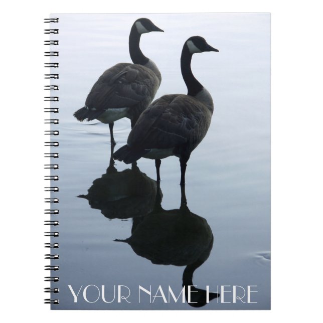 Canada Notebook Custom Canada Goose Notebooks Gift (Front)