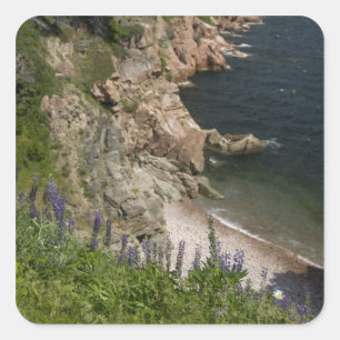 Canada, Nova Scotia, Cape Breton Island, Cabot 3 Square Sticker