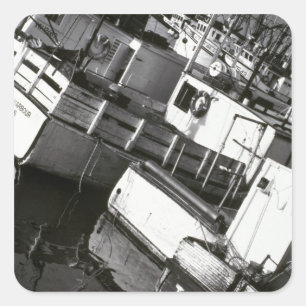 Canada, Nova Scotia, Digby. Fishing boats Square Sticker