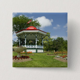 Canada, Nova Scotia, Halifax, Public Gardens. 15 Cm Square Badge