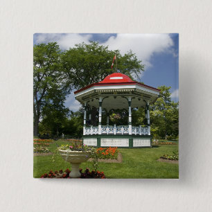 Canada, Nova Scotia, Halifax, Public Gardens. 2 15 Cm Square Badge