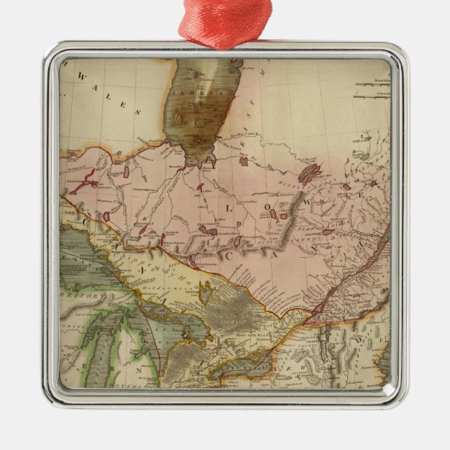 Canada, Nova Scotia Metal Tree Decoration (Front)