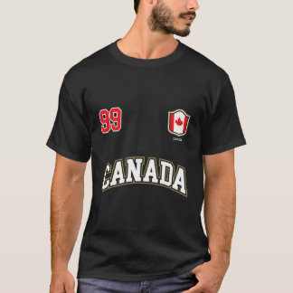 Canada Number 99 Canadian Team Sports Hockey Socce T-Shirt