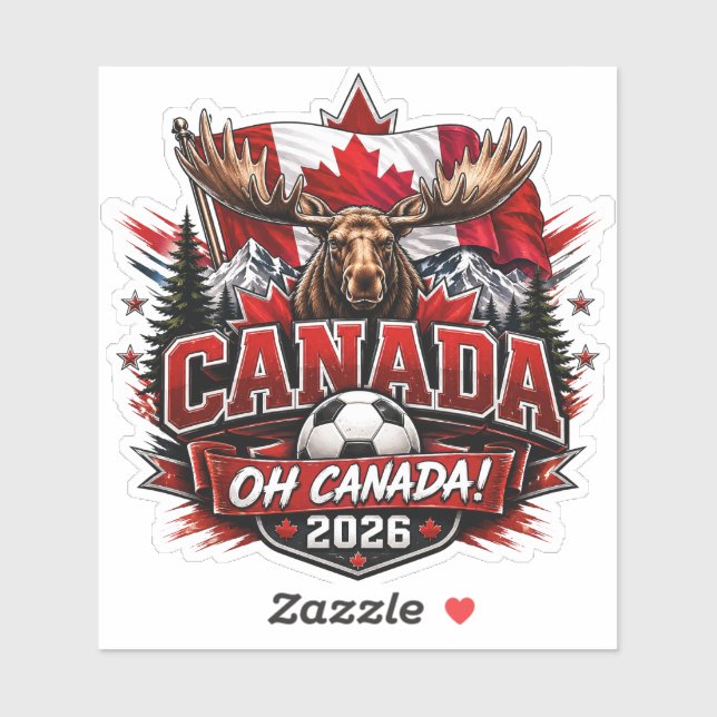 Canada Oh Canada 2026 Soccer Fan  (Sheet)