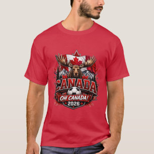 Canada Oh Canada 2026 Soccer Fan T-Shirt