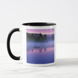 Canada, Ontario, Algonguin Park, Canoeist on Mug