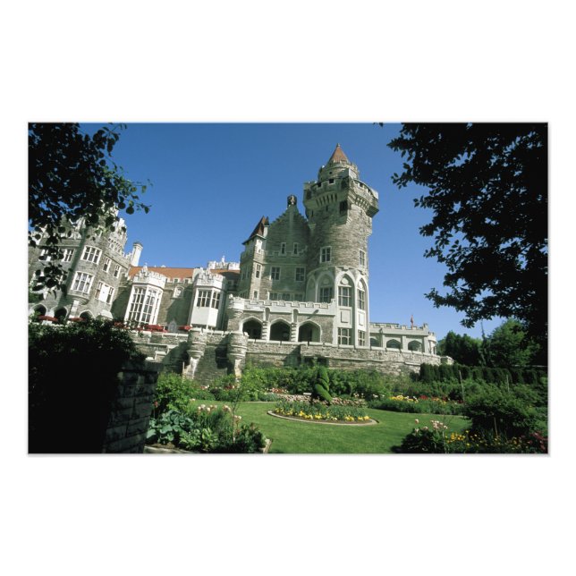 Canada, Ontario, Toronto. Historic Casa Loma Photo Print (Front)