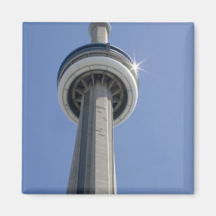 Canada, Ontario, Toronto. Top of CN Tower with Magnet