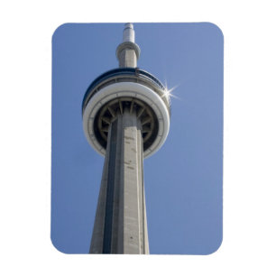 Canada, Ontario, Toronto. Top of CN Tower with Magnet