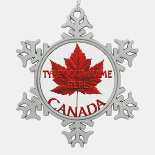 Canada Ornament Personalised Canada Souvenir
