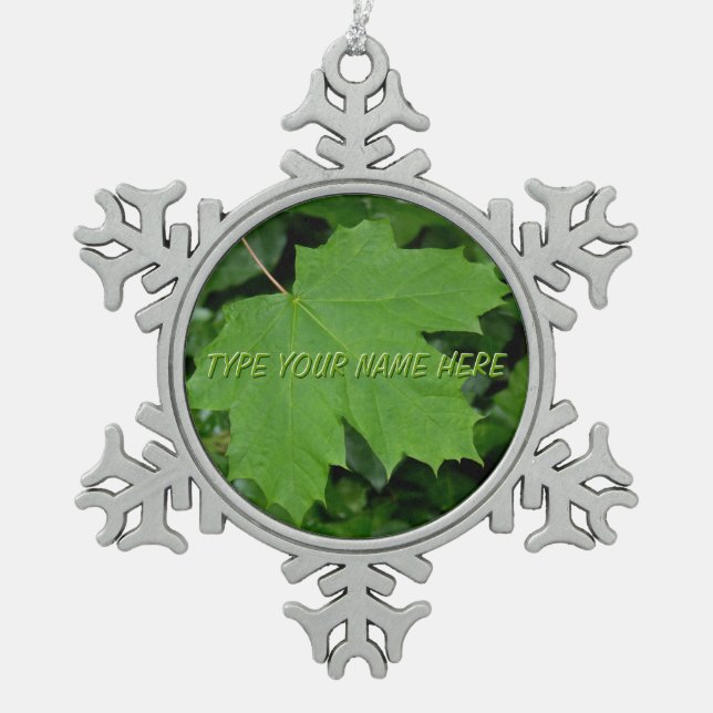 Canada Ornament Personalised Canada Souvenir (Front)