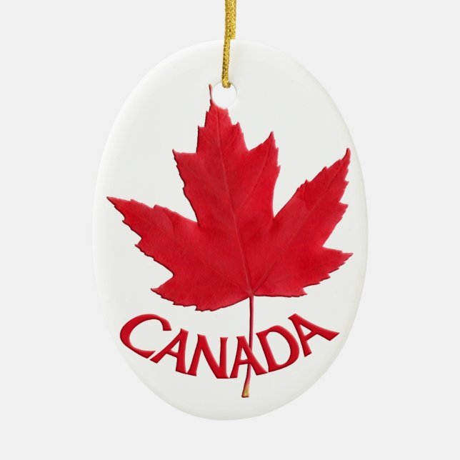 Canada Ornament Souvenir Personalised Canada Gifts (Front)