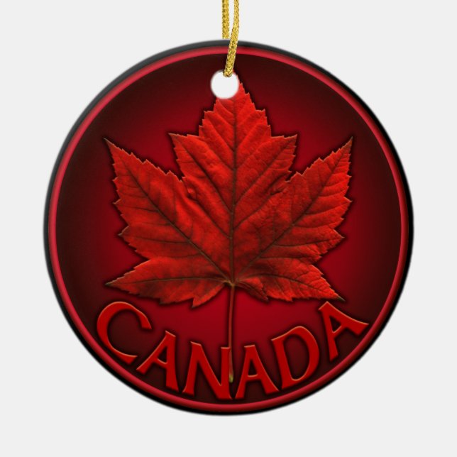 Canada Ornament Souvenir Personalised Canada Gifts (Front)