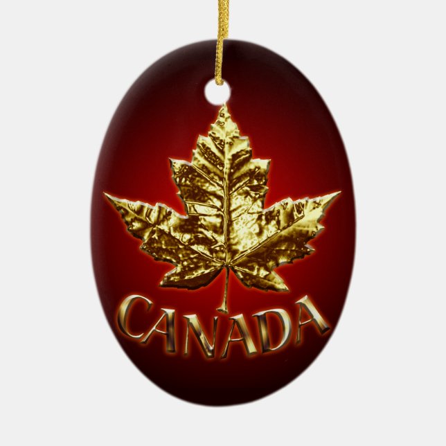 Canada Ornament Souvenir Personalised Canada Gifts (Front)