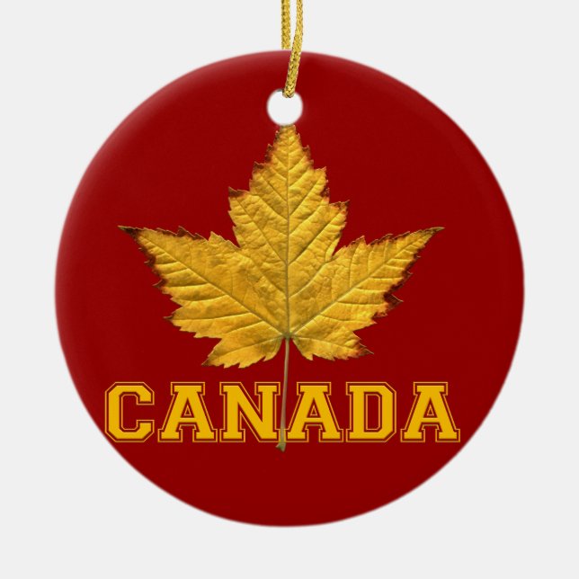 Canada Ornament Souvenir Personalised Canada Gifts (Front)