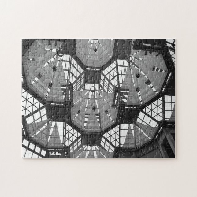 Canada Ottawa art gallery glass chandelier. Jigsaw Puzzle (Horizontal)