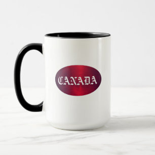 canada oval mug