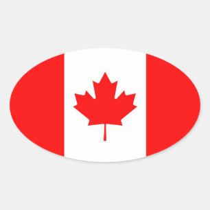 CANADA OVAL STICKER