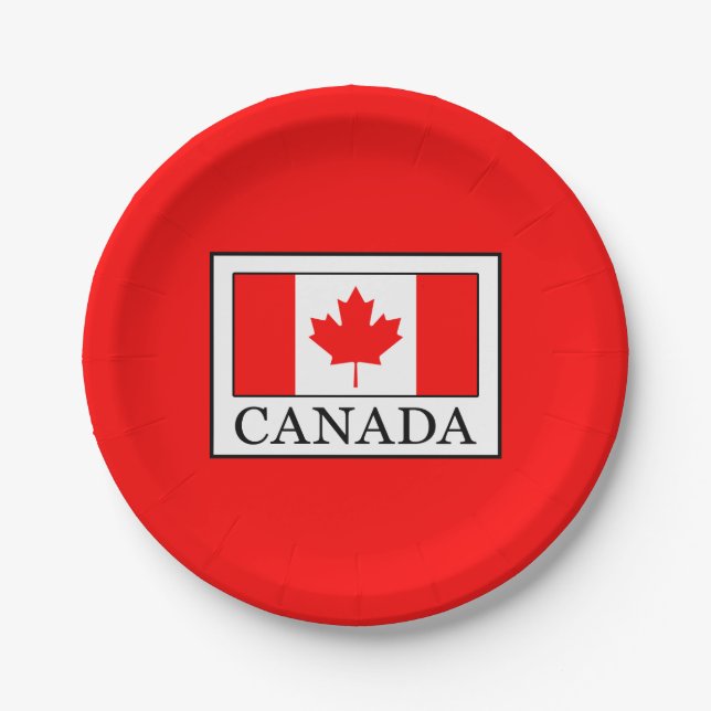Canada Paper Plate (Front)