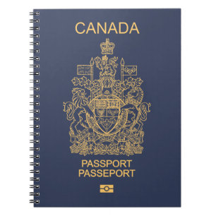 Canada passport  Notebook