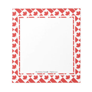 CANADA Patriotic Personalised Notepad