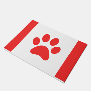 Canada Paw Flag - Funny Canadian Doormat