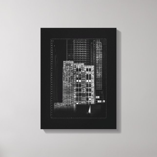 Canada Permanent Trust Building No 1 Canvas Print (Front)
