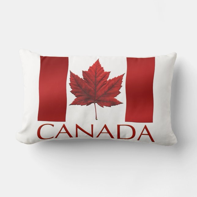 Canada Pillow Canadian Flag Souvenir Pillow (Front)
