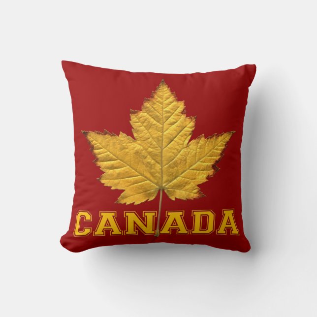 Canada Pillow Gold Canada Team Souvenir Pillow (Front)