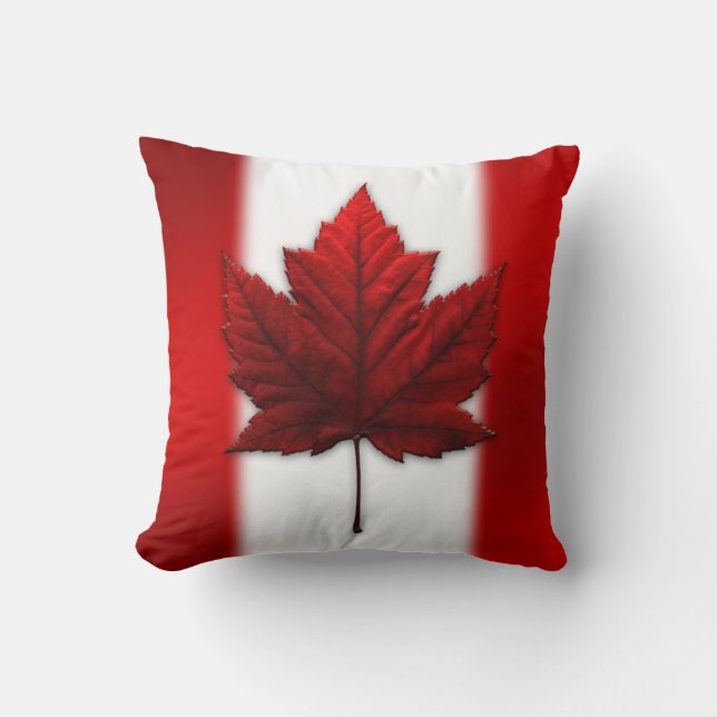 Canada Pillow Personalised Canadian Flag Pillow (Front)