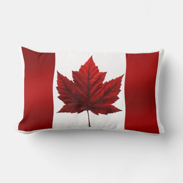 Canada Pillow Personalised Canadian Flag Pillow (Front)