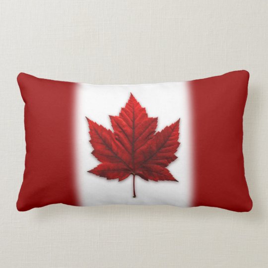 Canada Pillow Personalised Canadian Flag Pillow Zazzle.co.uk
