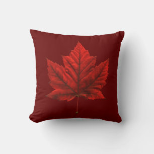 Canada Pillow Red Maple Leaf Throw Pillows & Decor