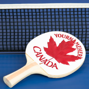 Canada Ping Pong Paddle Varsity Canada Personalise