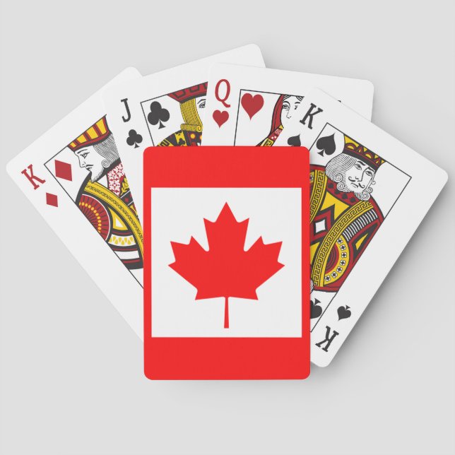 canada playing cards (Back)