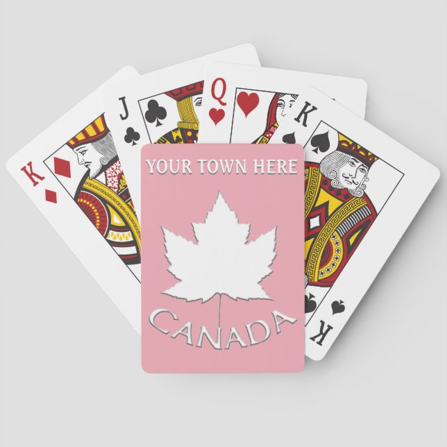 Canada Playing Cards Canada Custom Souvenir Cards (Back)