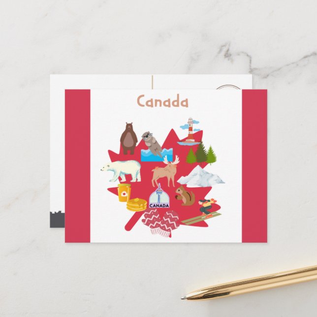 Canada Postcard (Front/Back In Situ)