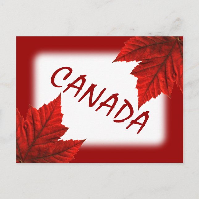 Canada Postcards Custom Canada Souvenir Postcards (Front)