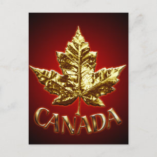 Canada Postcards Gold Canada Souvenir Postcards