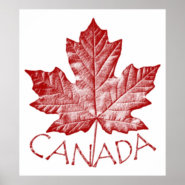 Canada Poster Canada Maple Leaf Souvenir Print (Front)