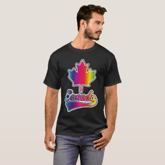 Canada Pride rainbow logo T-Shirt