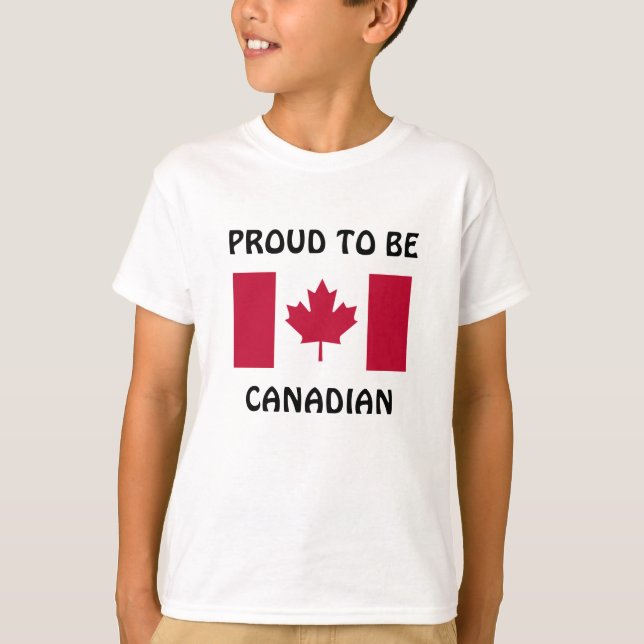 Canada: Proud to be Canadian T-Shirt (Front)