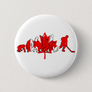 Canada pure gold ice hockey winners gifts 6 cm round badge