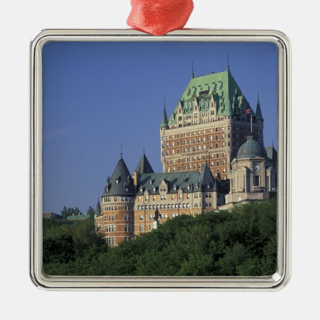 Canada, Quebec City.  Chateau Frontenac. Metal Tree Decoration (Front)