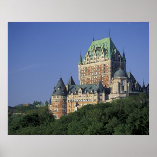 Canada, Quebec City.  Chateau Frontenac. Poster