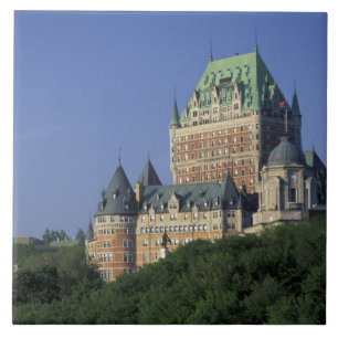 Canada, Quebec City. Chateau Frontenac. Tile