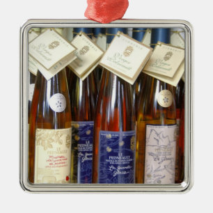 Canada, Quebec, L'isle-aux-Coudres. Verger Metal Tree Decoration