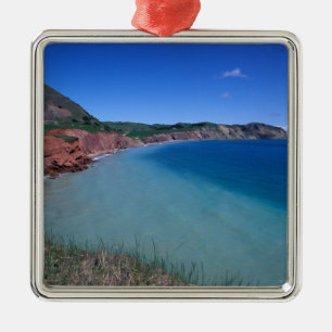 Canada, Quebec, Magdalen Islands, Cap Alright Metal Tree Decoration