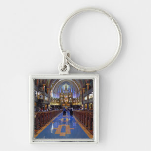 Canada, Quebec, Montreal. Interior of Notre 3 Key Ring